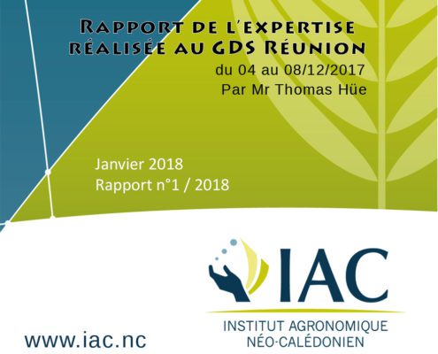 Rapport Mission Réunion - Décembre 2017